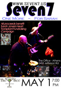 Seven 7 concert flyer on the back of the t-shirt 2010.05.01_Office.jpg