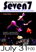 Seven 7 concert flyer on the back of the t-shirt 2010.07.31_Fuzions.jpg